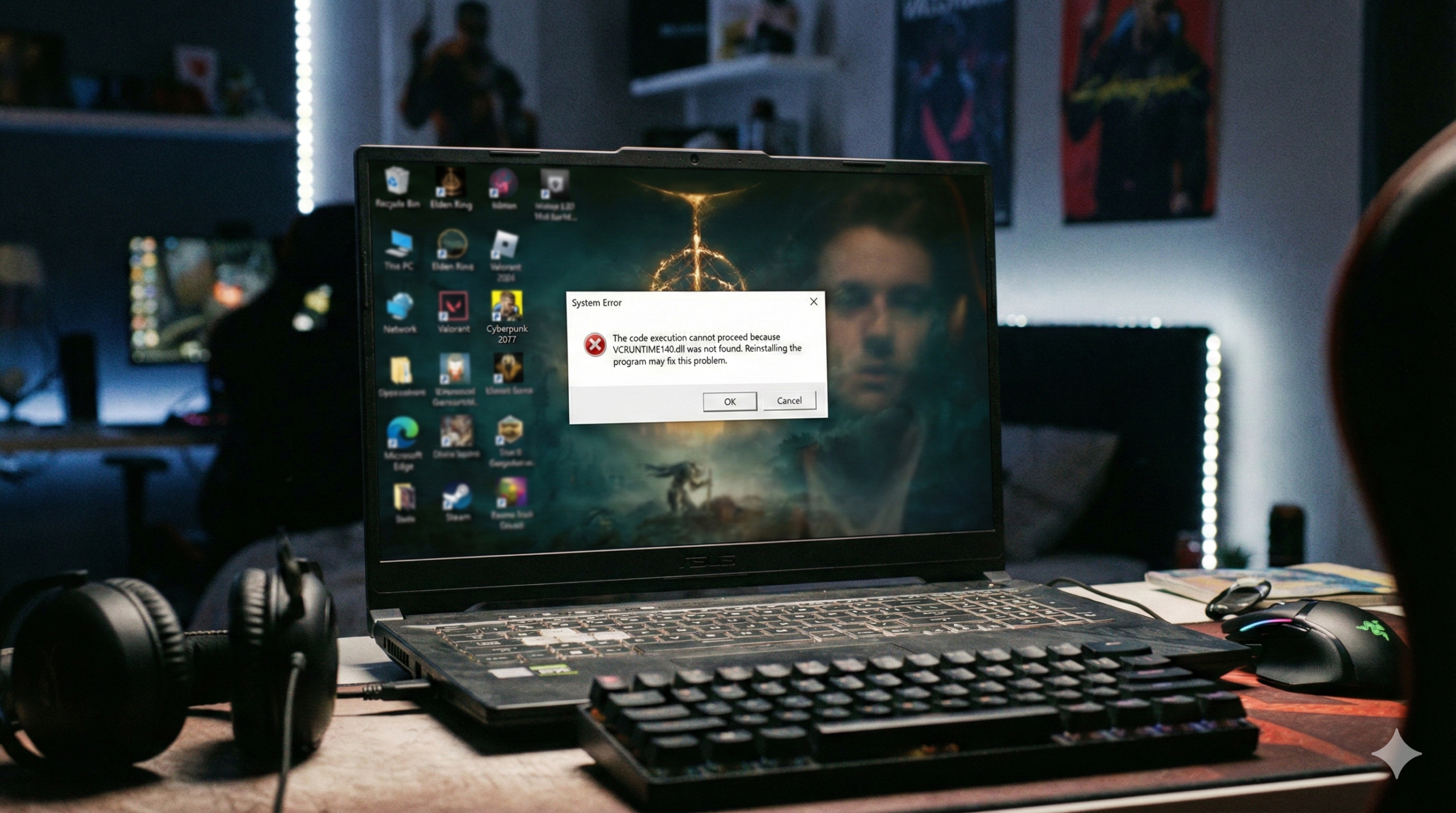 Fix VCRUNTIME140.dll missing error popup on Windows 10 and 11 laptop