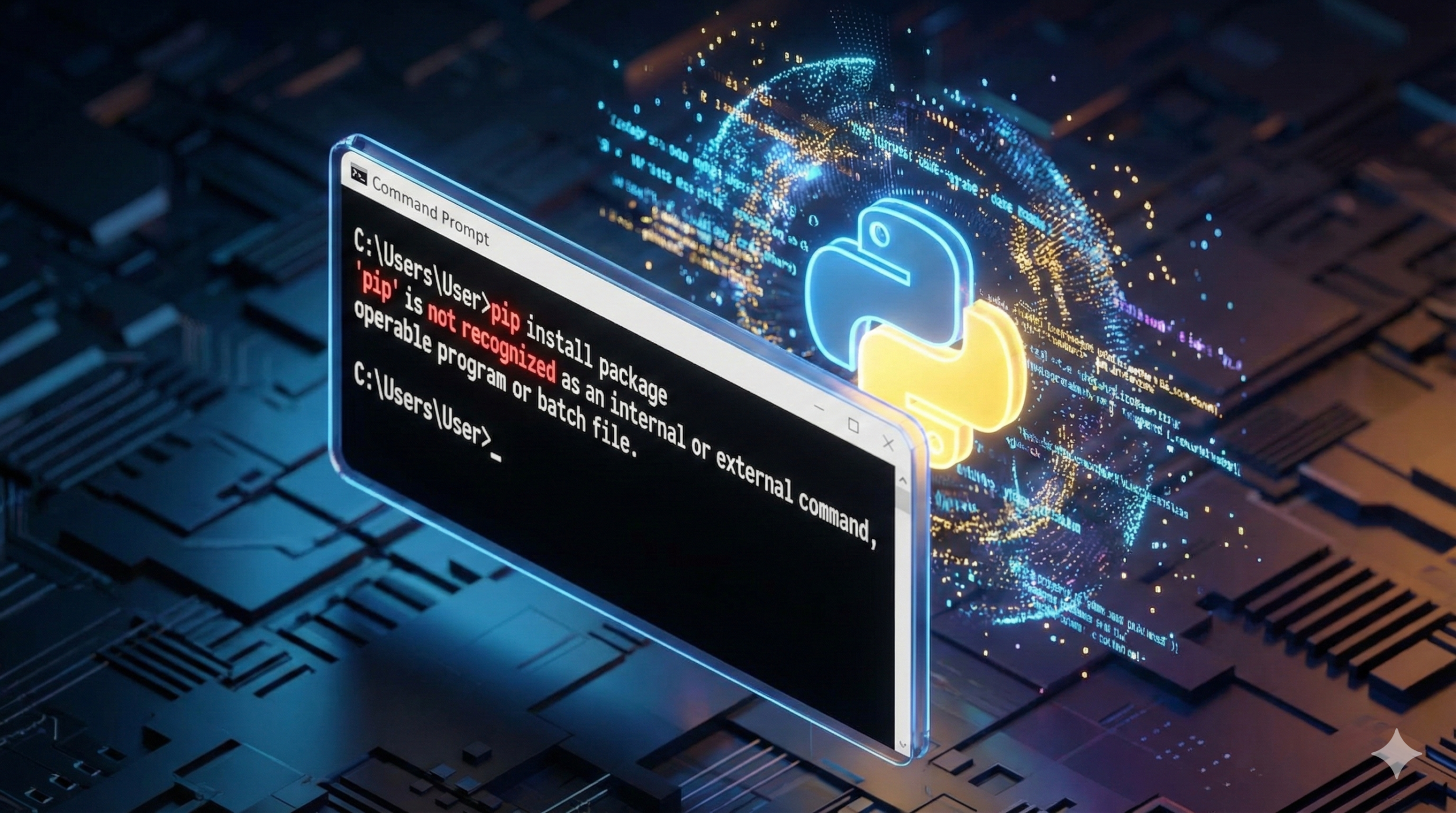 How to fix 'pip' is not recognized error in Windows 10 and 11 Command Prompt